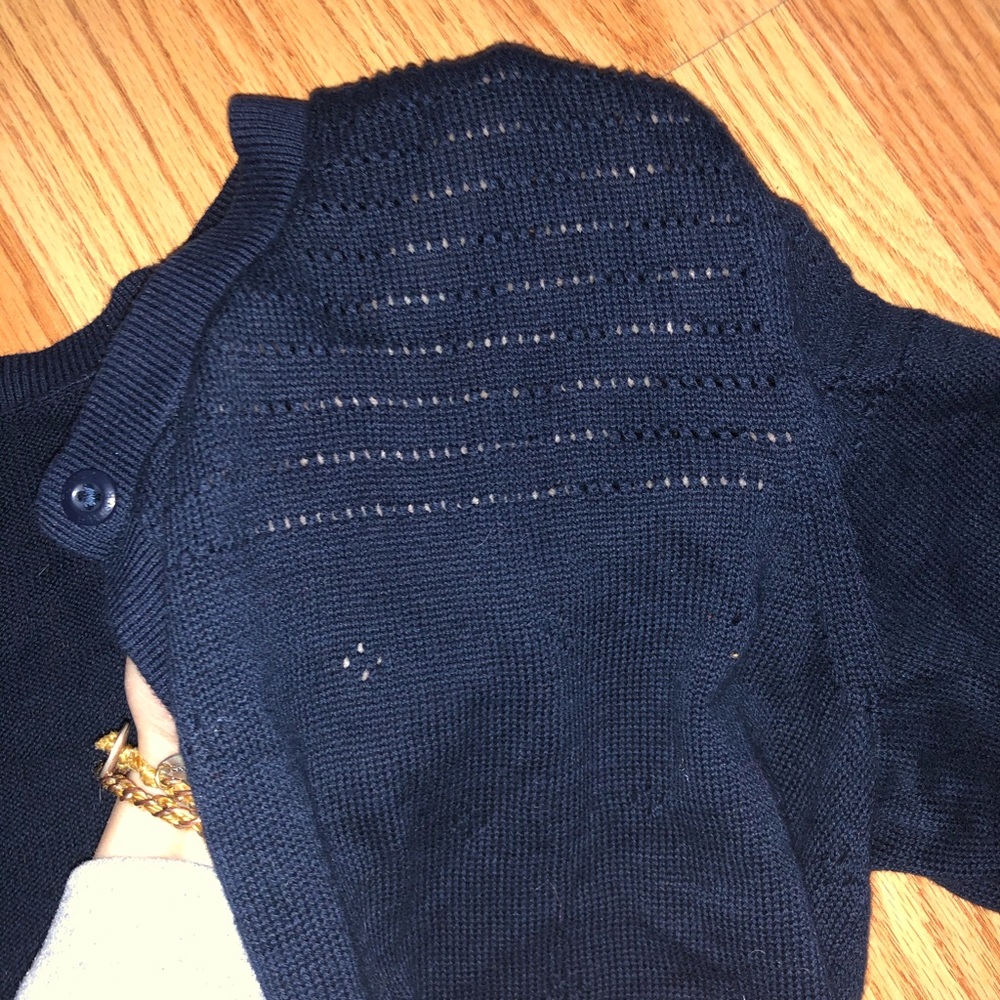Small dark blue Tommy Hilfiger cardigan